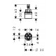 Картридж М3 для Uno2 HANSGROHE 92730000, HANSGROHE (92730000)
