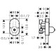 Focus S - прихована частина змішувача для 31746000 HANSGROHE 31741180, HANSGROHE (31741180)