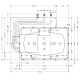 Raindance - Прихована частина для квадратного Raindance Rainmaker HANSGROHE 28414180, HANSGROHE (28414180)