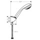 Crometta 85 1jet/ Porter’C Душoвий набiр 1,60 м, хром’, HANSGROHE (27577000)