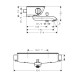 Ecostat Selectтермостат для ванни, HANSGROHE (13141400)