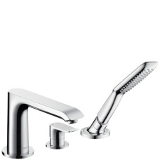 Metris Змішувач на край ванни на 3 отвори, хром, HANSGROHE (31190000)