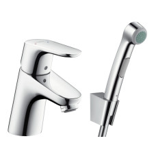 Змішувач для раковини з гігієнічним душем Hansgrohe Focus E2 (31926000)