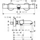 Термостат для ванны Hansgrohe Ecostat Comfort (13114000)