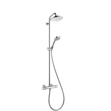 Душевая система с термостатом для настенного монтажа Hansgrohe Croma Air 220 1jet Showerpipe (27185000)