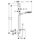 Душевой гарнитур Hansgrohe Raindance Select 120 Unica Set, хром-белый, 0,65 м