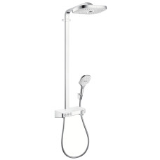 Raindance Select E 300 Showerpipe Душовий система з термостатом ,білий хром, HANSGROHE (27127400)