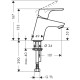 Смеситель для раковины Hansgrohe Focus с донным клапаном Push Open (31604000)