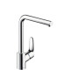 FOCUS M41Змішувач для кухні 280 1jet, одноважільний, нержавіюча сталь, HANSGROHE (31817800)
