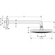 Raindance Select S 240-верхній душ, HANSGROHE (26466000)