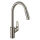 Змішувач для кухні Hansgrohe Focus M41 із душовою лійкою сатін