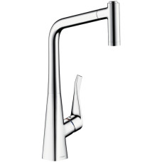 Змішувач для кухні Hansgrohe Metris Steel Optic (14820800)