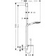 Raindance Select E120 Ecosmart -душевий набір (колір-хром), HANSGROHE (26623000)