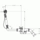 Exafill S-налив,злив,перелив, HANSGROHE (58116180)