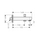 Metris S-Ізлив 15,2см, HANSGROHE (31417000)