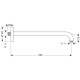 Hansgrohe Кронштейн для душу 389мм (цв gold optic), HANSGROHE (27413990)