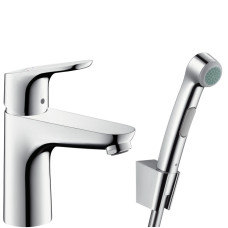 Focus Змішувач для раковини з гігієнічної лійкою, HANSGROHE (31927000)