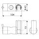 Unica`S Тримач, HANSGROHE (97651000)