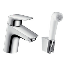 Змішувач для умивальника Hansgrohe Logis з гігієнічним душем (71290000)