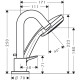 Logis Змішувач для ванни на три отвори, HANSGROHE (71313000)