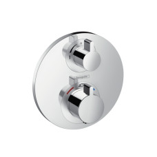 Ecostat S Термостат із запірним вентилем, HANSGROHE (15757000)