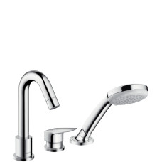 Logis Змішувач для ванни, на три отвори, з ручним душем, HANSGROHE (71310000)