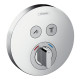 ShowerSelect S Змiшувач для душу, для 2х споживачiв, СМ, HANSGROHE (15748000)