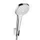 Croma Select E Vario Porter Ручний душ, з утримувачем і шлангом1,6м, колiр білий, HANSGROHE (26413400)