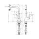Змішувач для кухні Hansgrohe Talis Select S з висувним виливом (72821000)