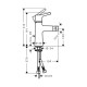 Talis S 100 Змішувач для біде, одноважiльний, HANSGROHE (72200000)