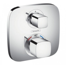 Ecostat E Термостат з запiрним вентилем, хром, HANSGROHE (15707000)