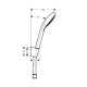 Croma Select S Vario Porter Set Душовий набір, HANSGROHE (26411400)