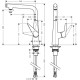 Термостат для кухні Hansgrohe Talis Select S з кнопкою керування (72820800)