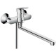 Смеситель однорычажный для ванны с длинным изливом Hansgrohe Logis (71402000)