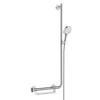 Душовий набір Hansgrohe Raindance Select S з душовою штангою праворуч білий/хром (26326400)