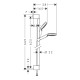 Душевой набор Hansgrohe CROMETTA 1jet белый/хром (26533400)