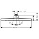 Crometta S 240 1jet Верхнiй душ, HANSGROHE (26723000)