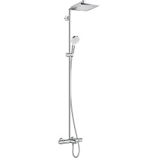 Душова система з термостатом Hansgrohe Crometta E 240 1jet Showerpipe (27298000)