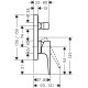 Смеситель для ванны Hansgrohe Metropol с дугообразной ручкой (74545000)