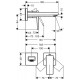 Смеситель однорычажный для раковины Hansgrohe Metropol 165 (32525000)