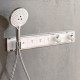 RainSelect Термостат для душу, з 4 кнопками, на 4 споживача (білий / хром), HANSGROHE (15357400)