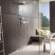 RainSelect Термостат для душу, з 4 кнопками, на 4 споживача (білий / хром), HANSGROHE (15357400)