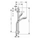 MySelect E 1jet EcoSmart Душовий набiр 0,65м, HANSGROHE (26752400)