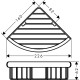 Logis Корзина кутова, настiнна, хром, HANSGROHE (41710000)