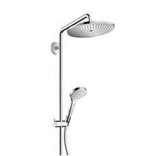 Croma Select S Душова система Showerpipe 280 1jet, 9 л/хв з термостатом, версiя EcoSmart, хром, HANSGROHE (26794000)