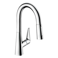 Hansgrohe Talis S Змiшувач для кухнi 160, одноважiльний, з висувним душем, хром, (72815000)