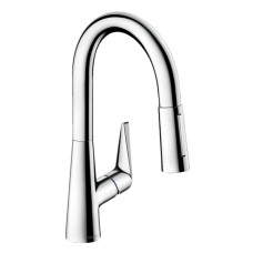 Talis S Змiшувач для кухнi 160, одноважiльний, з висувним душем, хром, HANSGROHE (72815000)