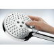 Raindance Select S Ручний душ 120 3jet P, з типом розпорошення: PowderRain, Rain, WhirlAir, HANSGROHE (26014000)