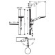 Raindance Select S Душовий набiр 120, 3jet / Unica’ E 0,90 м, бiлий/хром, HANSGROHE (27648400)