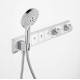 RainSelect Термостат с 4 кнопками, СМ, черный/хром, HANSGROHE (15357600)